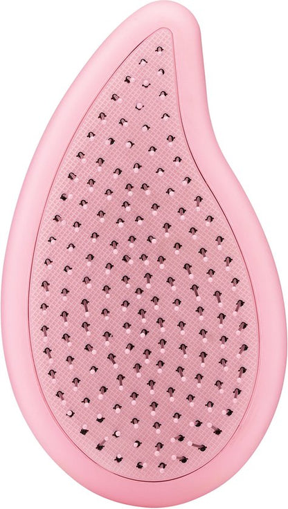 WetBrush Go Green Palm Detangler - Watermelon Oil - Compacte Ontwarrende Haarborstel - Voor Nat En Droog Haar - Ultra Zachte IntelliFlex® Borstelharen - Vermindert Haarbreuk - Lichtgewicht & Handzaam Formaat - Verrijkt Met Watermeloen Olie - Roze