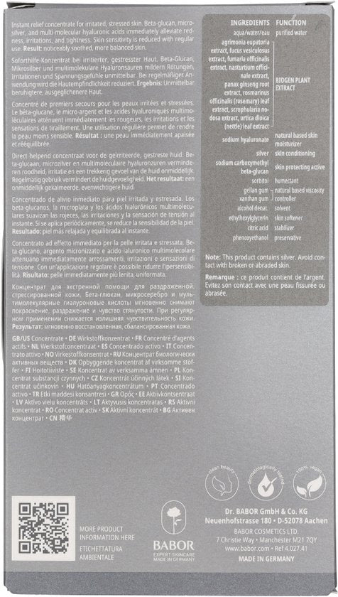 Babor Sensitive Instant Soothing Ampoule Serum Concentrate