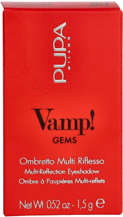 PUPA Milano Vamp! Gems Multi-Reflex Oogschaduw 101 Purple Crash - 1,5 gr