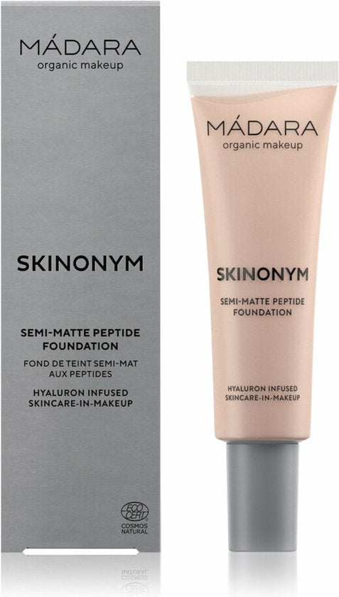 Madara Skinonym Semi-matte Peptide Foundation | 30 - Rose Ivory | Foundation 30ml - 30 Rose Ivory