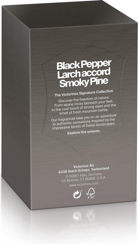Herenparfum Victorinox EDT Black Steel 100 ml