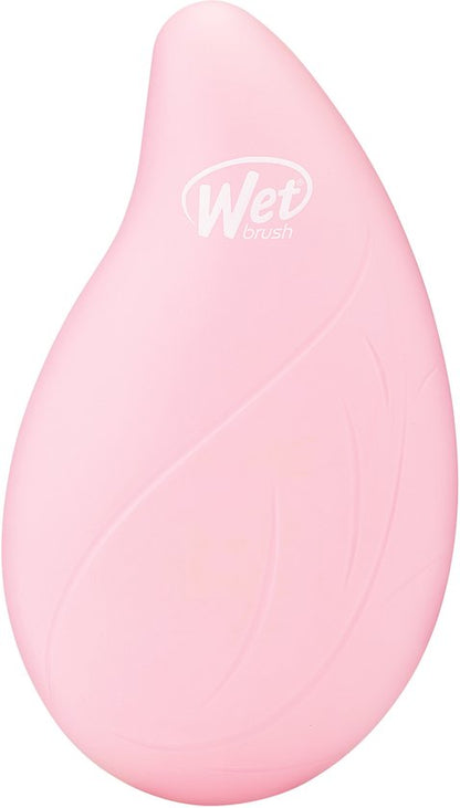 WetBrush Go Green Palm Detangler - Watermelon Oil - Compacte Ontwarrende Haarborstel - Voor Nat En Droog Haar - Ultra Zachte IntelliFlex® Borstelharen - Vermindert Haarbreuk - Lichtgewicht & Handzaam Formaat - Verrijkt Met Watermeloen Olie - Roze
