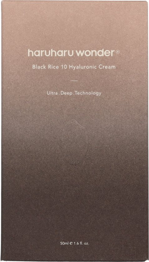Haruharu WONDER - Black Rice 10 Hyaluronic - Moisturizer - Anti-Age - Hydraterend - Creme - 50 ml - Korean Skincare