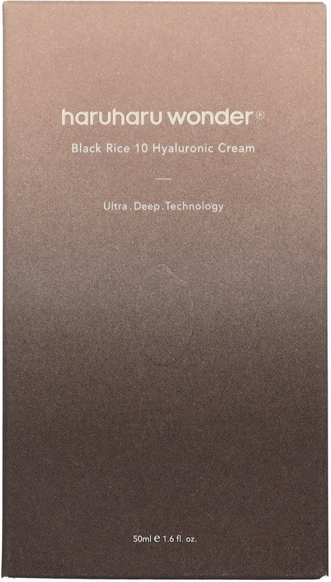 Haruharu WONDER - Black Rice 10 Hyaluronic - Moisturizer - Anti-Age - Hydraterend - Creme - 50 ml - Korean Skincare