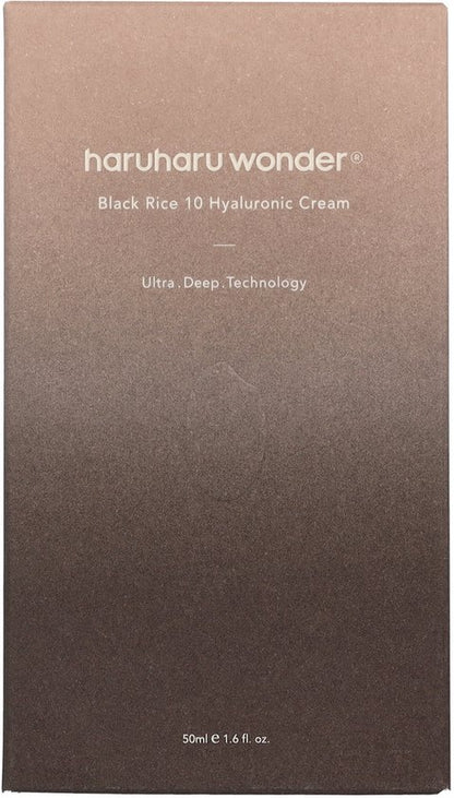 Haruharu WONDER - Black Rice 10 Hyaluronic - Moisturizer - Anti-Age - Hydraterend - Creme - 50 ml - Korean Skincare