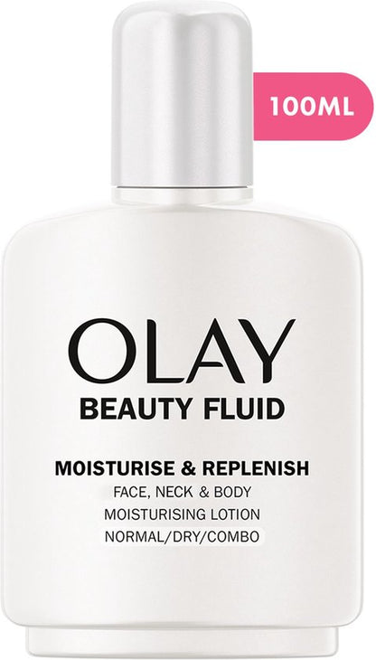 Olay Beauty Fluid Hydraterende Lotion - Voor Gezicht En Lichaam - 100 ml