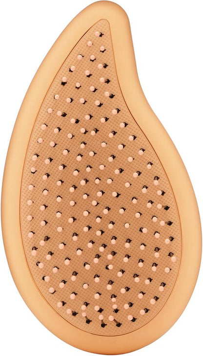 WetBrush Go Green Palm Detangler - Coconut Oil - Compacte Ontwarrende Haarborstel - Voor Nat En Droog Haar - Ultra Zachte IntelliFlex® Borstelharen - Vermindert Haarbreuk - Lichtgewicht & Handzaam Formaat - Verrijkt Met Kokosolie - Oranje