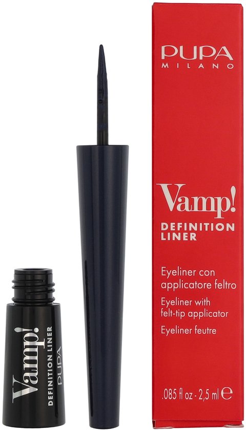 PUPA Vamp! Definition Eyeliner 300 Deep Blue Matt_#2A3F78