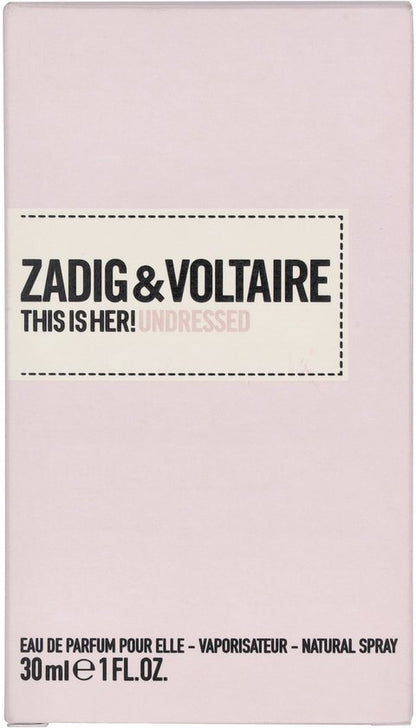 Zadig & Voltaire This Is Her! Undressed 30 ml Eau de Parfum - Damesparfum