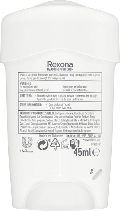 Rexona Women Maximum Protection Confidence Anti-transpirant Stick - 45 ml