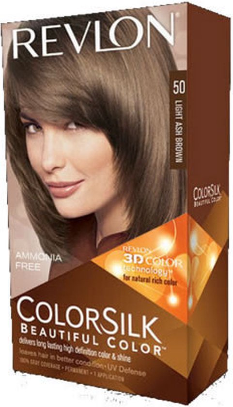 Haarkleur Zonder Ammoniak Colorsilk Revlon Licht essen kastanje