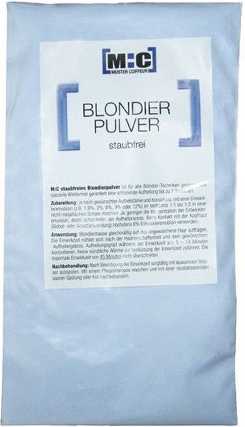 M:C Blondeerpoeder in zak blauw 100gr