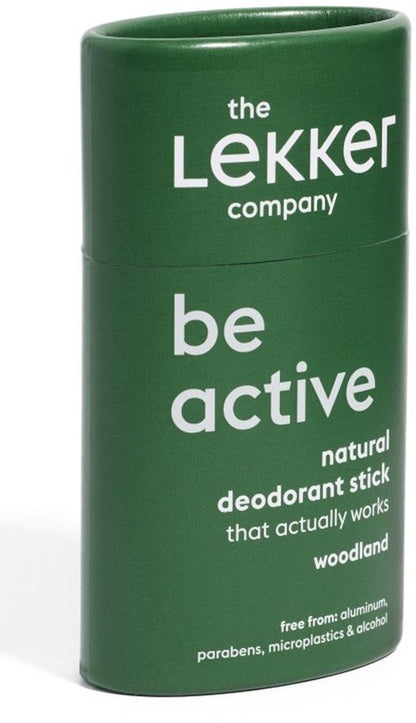 The Lekker Company Deodorant Stick Be Active Woodland 40 gr