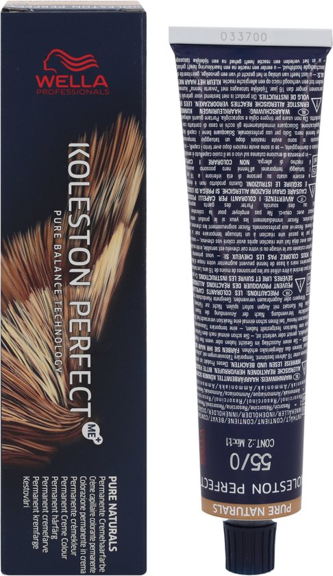 Wella Professionals Koleston Perfect Me+ - Haarverf - 55/0 Pure Naturals - 60ml