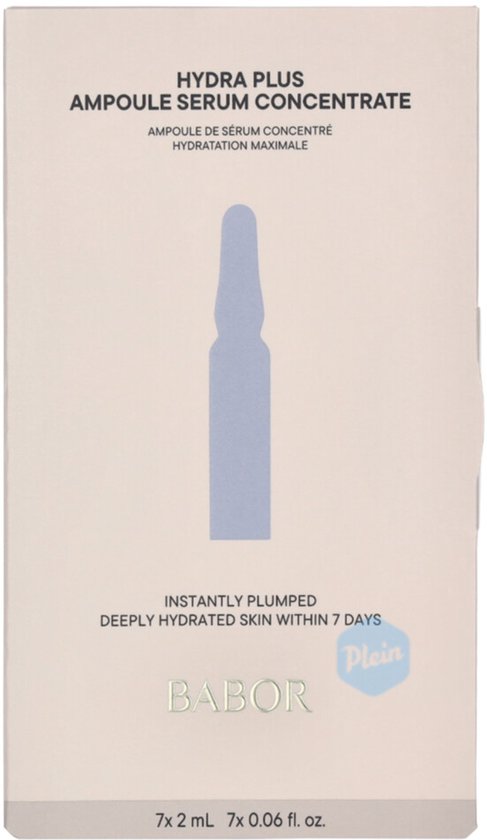 BABOR Ampoule Concentrates Hydration Hydra Plus 7x2ml Ampullen Droge/Vochtarme Huid 14ml