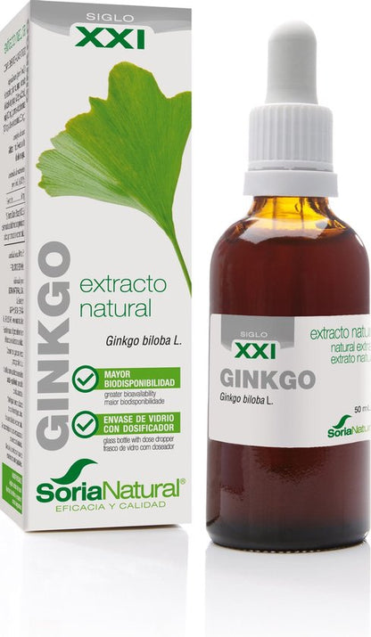 Soria Natural Ginkgo biloba extract 50 Milliliter