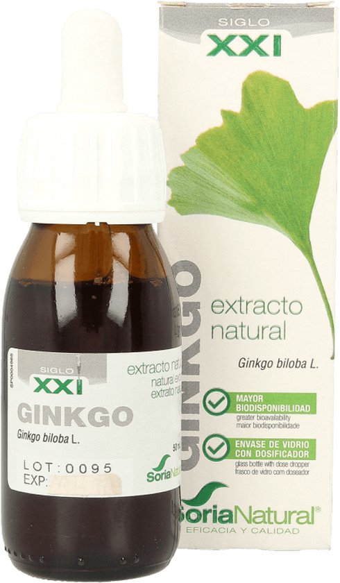 Soria Natural Ginkgo biloba extract 50 Milliliter