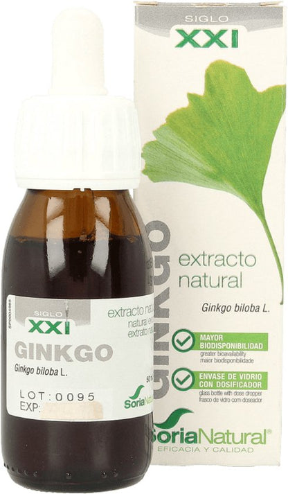 Soria Natural Ginkgo biloba extract 50 Milliliter