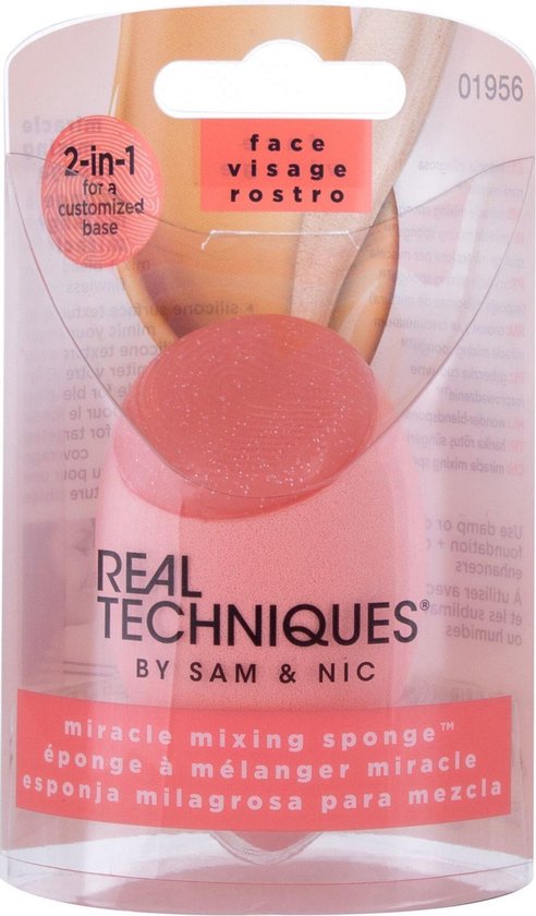 Real Techniques Miracle Mixing Sponge | Latex-vrije 2-in-1 make-up spons