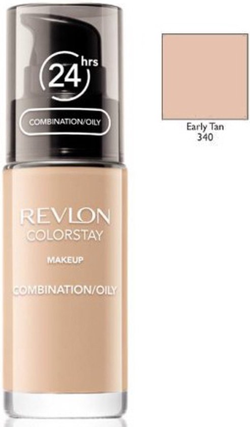 Revlon Colorstay Foundation With Pump - 340 Early Tan (Oily Skin)