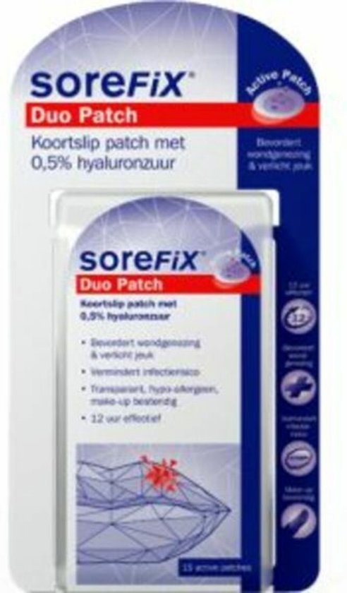 Sorefix Duo Koortslip Patch 15 stuks