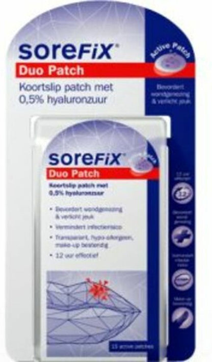 Sorefix Duo Koortslip Patch 15 stuks