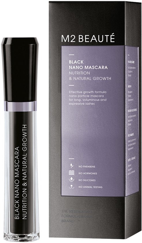 M2 Beauté - Black Nano Mascara - 6 ml