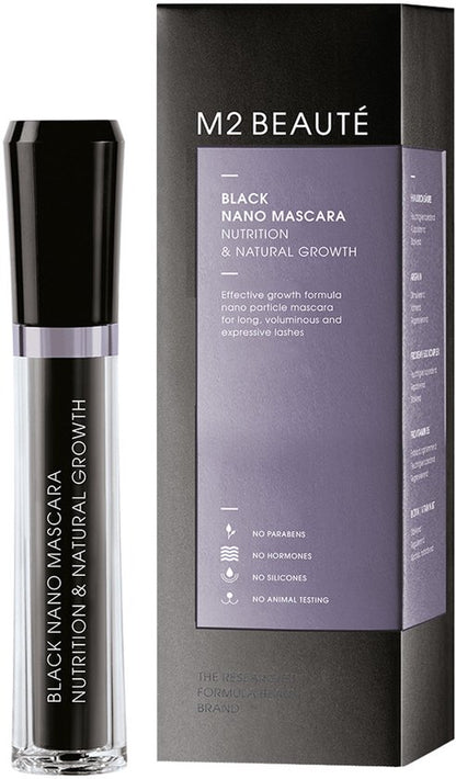 M2 Beauté - Black Nano Mascara - 6 ml