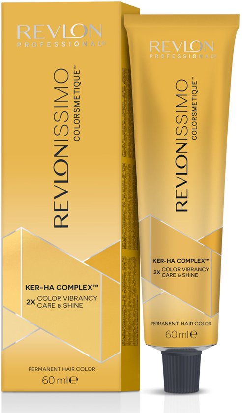 Permanente Kleur Revlon Revlonissimo Colorsmetique High Coverage Nº 6.34 Nº 6,34 60 ml