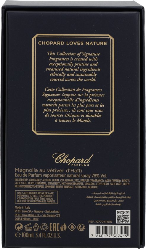 Chopard Magnolia Au Vétiver d'Haïti Eau De Parfum 100 ml (Unisex)