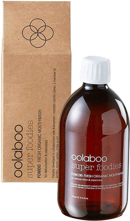 oolaboo dental care fresh organic mouthwash 100 ml