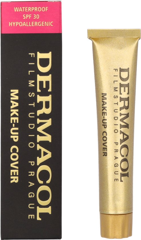 Dermacol Full Coverage Matte Foundation | Waterproof Make-Up | Olie-vrije Formule, SPF 30 (Extreme Dekking, Langdurig)