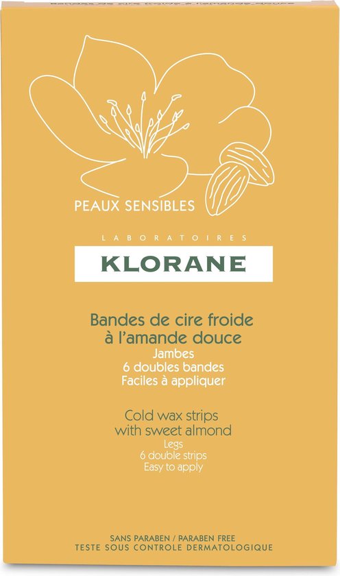 Klorane Huid L'Amande Accessoire Cire Froide Jambes 6x