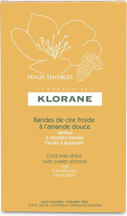 Klorane Huid L'Amande Accessoire Cire Froide Jambes 6x