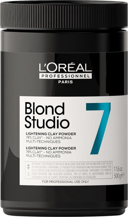 L’Oréal Professionnel - Blond Studio Clay Powder - Blondeerpoeder 500 ml