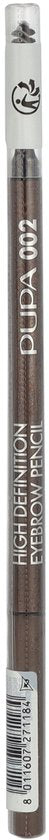 Pupa - High Definition Eyebrow Pencil - 002 Brown