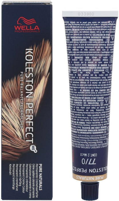 Wella Professionals Koleston Perfect Me+ - Haarverf - 77/0 Pure Naturals - 60ml