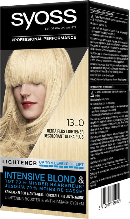 SYOSS Color baseline Lighteners 13-0 Ultra Plus Lightener Haarverf - 1 stuk