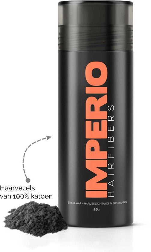 IMPERIO Premium Haarvezels Middenblond - Kaalheid Mannen - Alopecia Vrouwen - 100% onzichtbaar