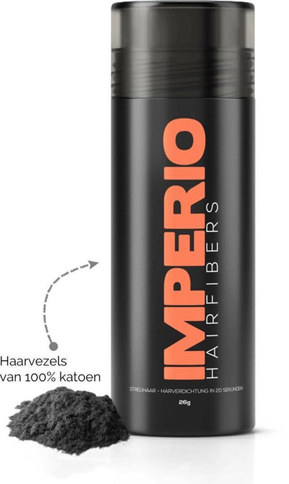 IMPERIO Premium Haarvezels Middenblond - Kaalheid Mannen - Alopecia Vrouwen - 100% onzichtbaar