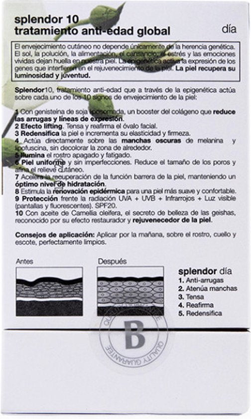 Anti-Veroudering Crème Splendor 10 Bella Aurora Spf 20 (50 ml)