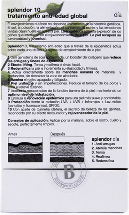 Anti-Veroudering Crème Splendor 10 Bella Aurora Spf 20 (50 ml)