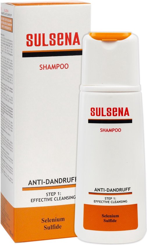SULSENA ANTI-ROOS SHAMPOO met Selenium Sulfide - RUSTGEVEND KALMEREND DIEP REINIGEND EFFECTIEF voor ELK Haartype voor MAN en VROUW 150 ml
