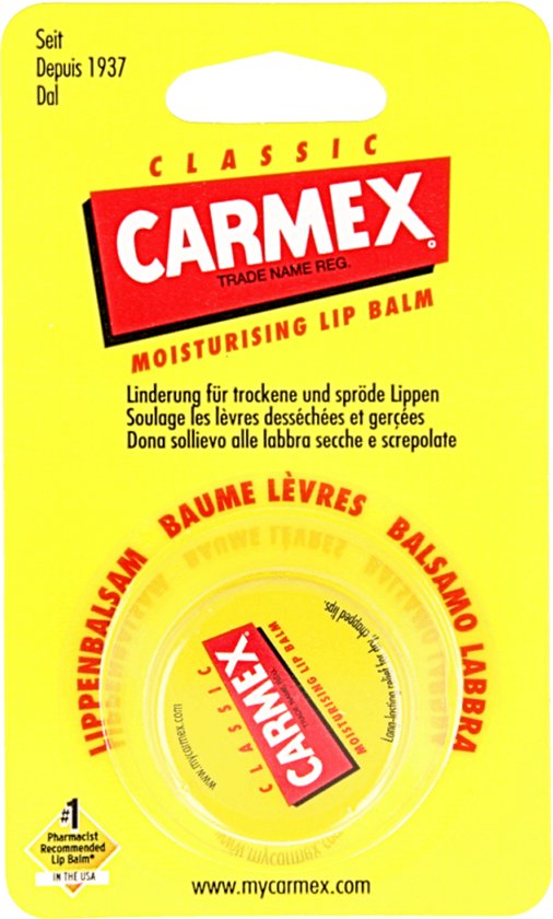 Carmex lipbalm classic pot 7.5 gr