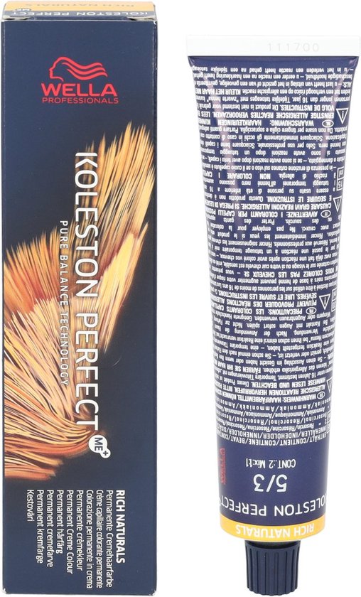 Wella Professionals Koleston Perfect Me+ - Haarverf - 5/3 Rich Naturals - 60ml