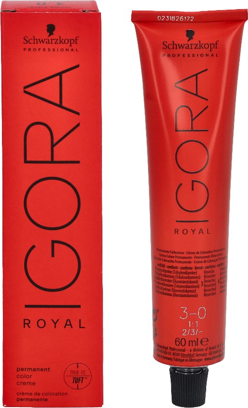 Schwarzkopf Professional Igora Royal 3-0 - 60 ml