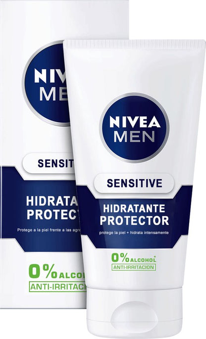 Vochtinbrengende crème zonder Alcohol Men Sensitive Nivea