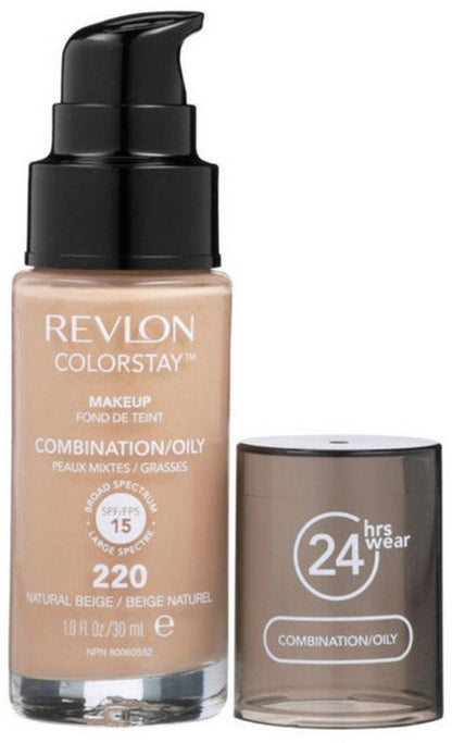 Revlon Colorstay Foundation With Pump - 220 Natural Beige (Oily Skin)