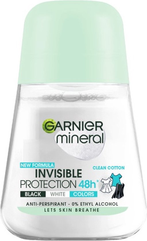 Mineral Invisible Protection Clean Cotton anti-transpirant 50ml