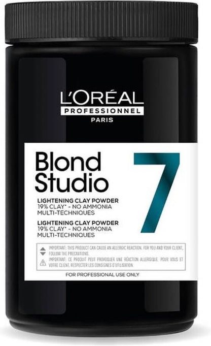 L’Oréal Professionnel - Blond Studio Clay Powder - Blondeerpoeder 500 ml
